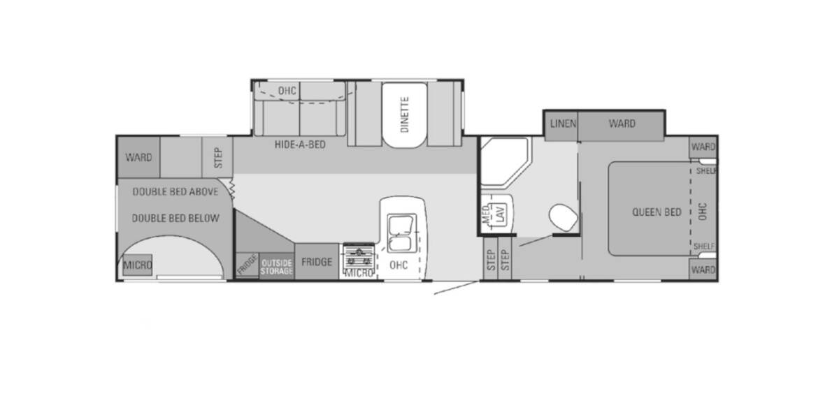 2014 Jayco Eagle HT 29.5BHDS Fifth Wheel at Homestead RV Center STOCK# 2827 Floor plan Layout Photo