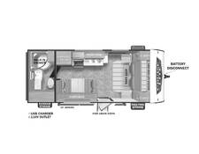 2024 Salem Cruise Lite 171RBXLX PLATINUM Travel Trailer at Homestead RV Center STOCK# 2194 Floor plan Image