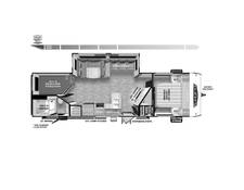 2024 Salem 26DBUDX Platinum Travel Trailer at Homestead RV Center STOCK# 2395 Floor plan Image